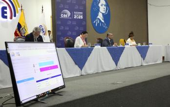 El Pleno del CNE proclamó los resultados de la segunda vuelta del 13 de abril.