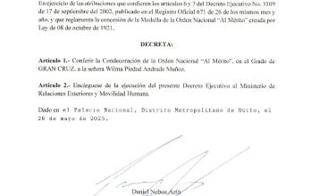 Decreto ejecutivo numero 5