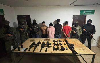 detenidos banda extorsionadores Playas seguridad Policía armas 25 may 25 NM