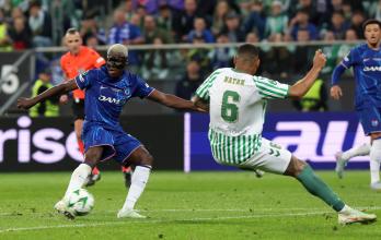 Moisés Caicedo, Chelsea vs. Betis, Conference League, final, Polonia, Chelsea FC campeón, gol, Niño Moi