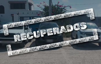 Vehículos recuperados por la Policía Nacional; tenían series adulteradas y estaban reportados como robados.