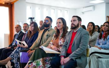 Autoridades presentes en una jornada del evento.