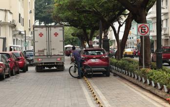ciclovía ciclista biciusuario centro Guayaquil ARCHIVO