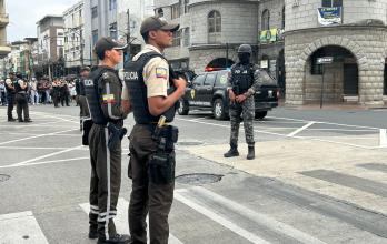 Maletín sospechoso en el centro de Guayaquil