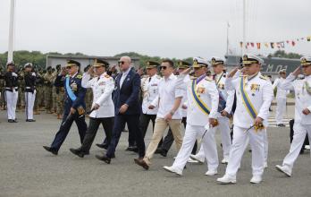 Pablo Caicedo asume como nuevo Comandante General de la Armada
