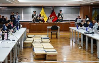 En la Corte Nacional de Justicia se desarrolla la audiencia del caso Reconstrucción de Manabí.