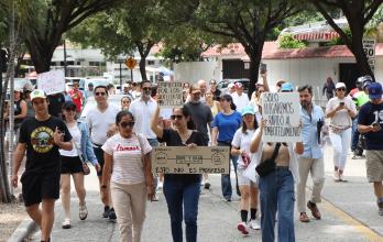 plantón marcha Los Ceibos protesta pasos a desnivel 29 junio 2025 FR