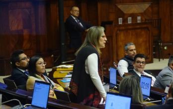 Verónica Íñiguez en el Pleno