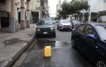Parqueo en el centro de Guayaquil