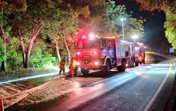 Accidente de tanquero en la vía a la costa