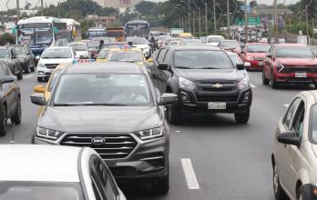 Tráfico en Samborondón