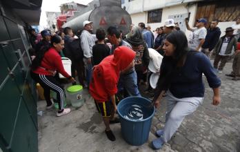 Cortes de agua en el sur de Quito