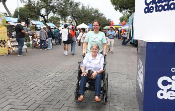 Ruta Urdesa ciudadanía silla de ruedas movilidad reducida 13 julio 2025 FR