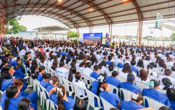 Daniel Noboa recibió este 14 de julio la distinción 'Matilde Hidalgo de Procel' al Mérito Educativo y Social.