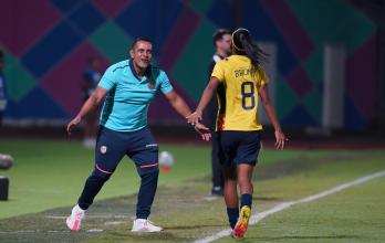 Idrobo y toda la felicidad de dirigir la sub 17 de Ecuador.
