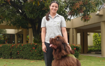 Irene Palacios, entrenadora de perros