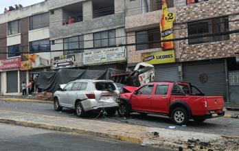 accidente de tránsito en Quito