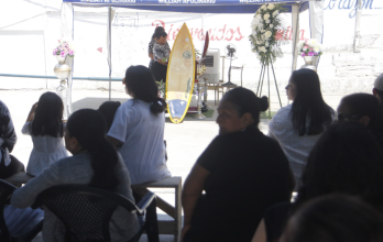 Velación de una de las víctimas de la masacre, Carlos Yagual Carrillo, hijo del Concejal del cantón Playas, Carlos Yagual Reynoso.