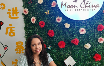 Ambiente temático de Moon China con decoración tradicional
