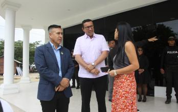 Los gobernadores acudieron a la reunión efectuada en la provincia de Santa Elena