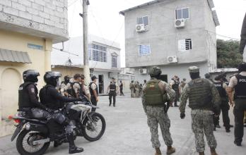 Militares y policías reforzarán los operativos durante el estado de excepción.