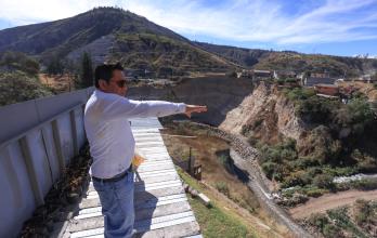 erosión y peligro en el río Monjas