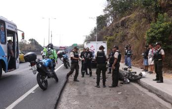 Accidente en la vía Perimetral