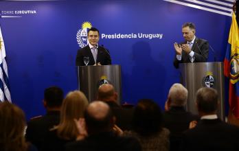 Los gobiernos de Ecuador y Uruguay suscribieron dos acuerdos bilaterales en materia de seguridad