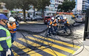 Retiro de cables aéreos Quito
