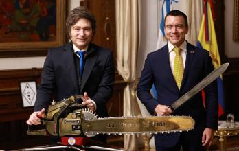 Daniel Noboa y Javier Milei