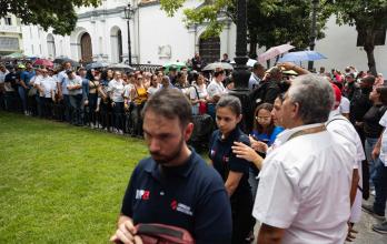 Chavistas se alistan en las milicias venezolanas