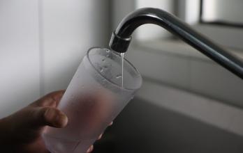 Corte de agua en la vía a la costa