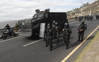 Fuerzas Armadas y Policía Nacional refuerzan seguridad en provincias con estado de excepción en Ecuador.