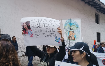 marcha por el agua Cuenca