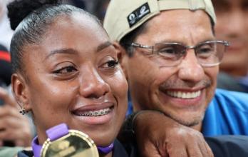 La foto de oro: Juleisy Angulo y Jefferson Pérez en Tokio.