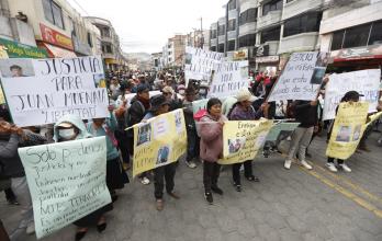Familiares detenidos en el paro