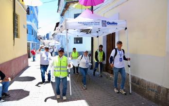 trabajo comunitario en Quito