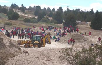 Tensión en Alausí por paro nacional