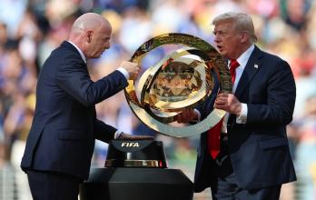 Trump e infantino en el mundial de clubes