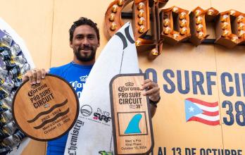 Bryan Pérez ganador del 38 Corona Pro Surf Circuit