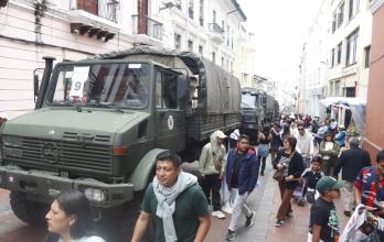 Militares en Quito