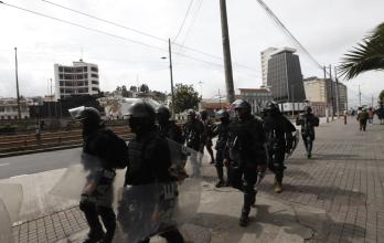 Presencia policial en Quito