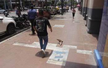 calle dañada