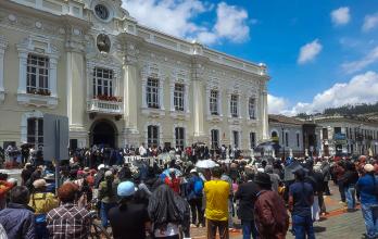 Protestas en Otavalo