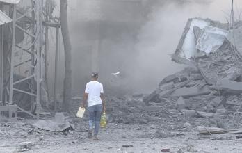 Bombardeos en Gaza