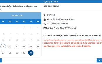 Turno del IESS