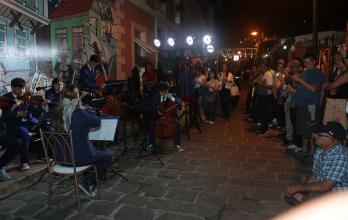 La Orquesta Sinfónica Juvenil de Guayas en Las Peñas