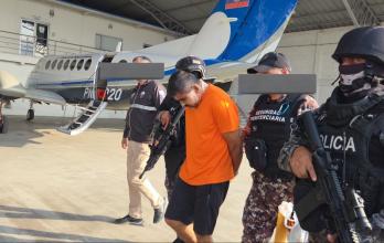 Operativo de la Policía Nacional en Manabí que permitió la detención de un presunto operador clave del narcotráfico internacional.