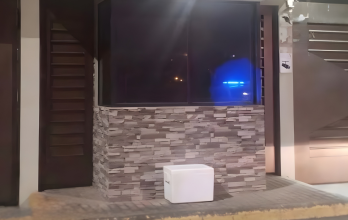 Hielera con cabeza humana y panfletos dejada en urbanización de Machala.