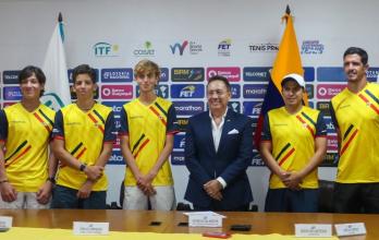 Participantes de Ecuador en la Junior Davis Cup
